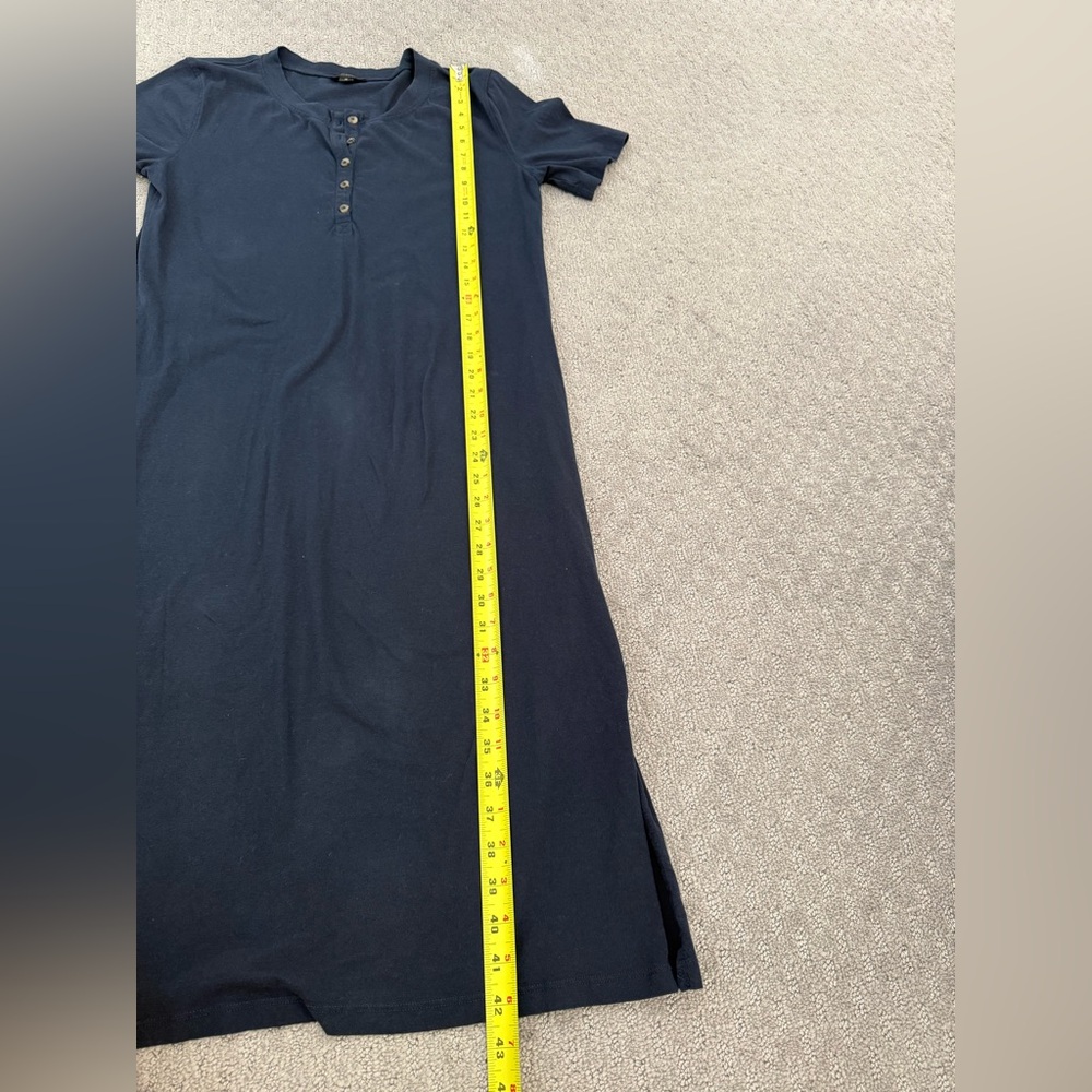 J.Crew Midi Henley Knit T-Shirt Dress - Picture 11 of 11